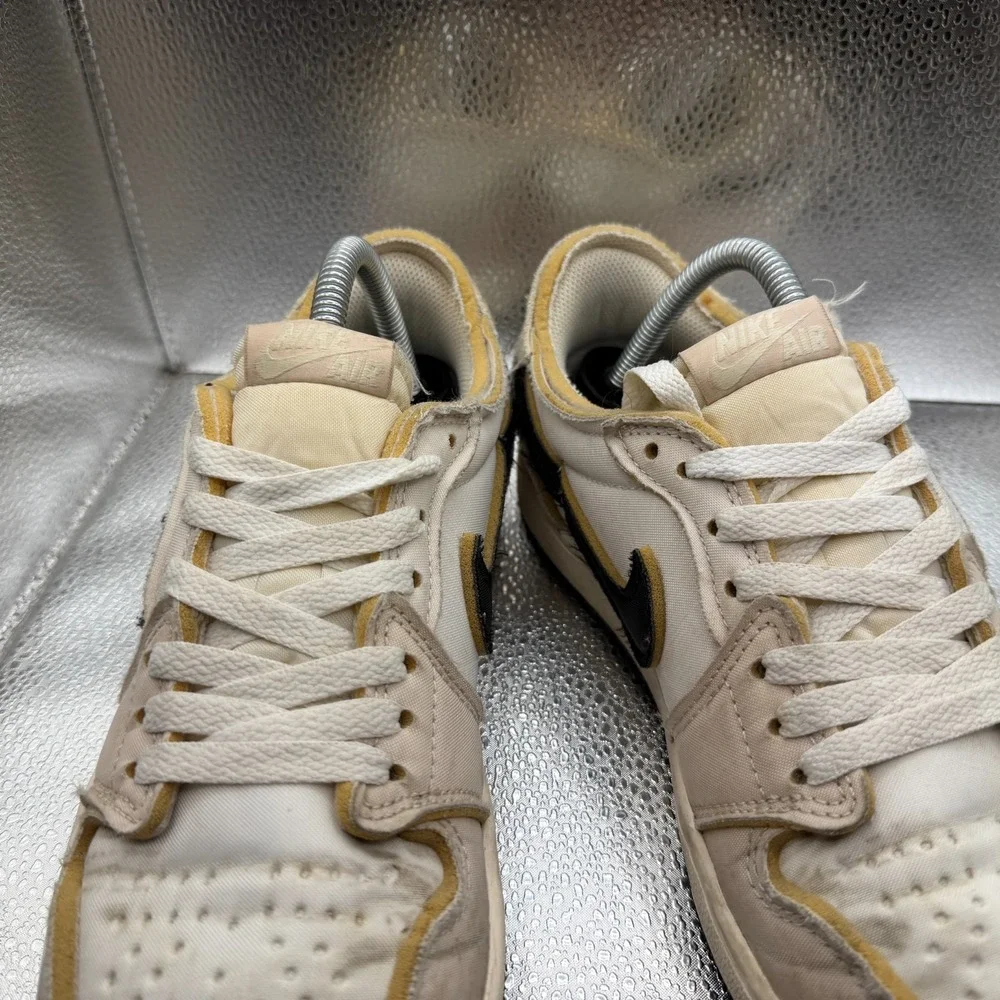 Size 8 Nike Air Jordan 1 Low OG EX Coconut Milk‎ White Mens Sneakers DV0982-100